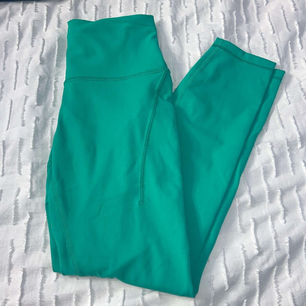 lululemon athletica Teal Green Leggings